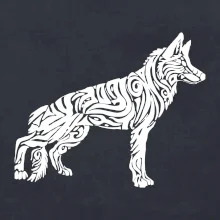 Německý ovčák - tattoo