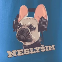 Francouzský buldoček neslyším