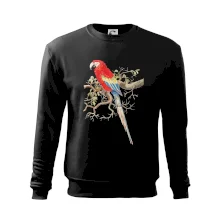 Papoušek na listnatém stromě