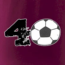 Fotbal kulaté narozeniny 40