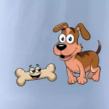 Parové triko - Pes a kost