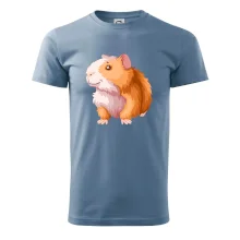 Morče - kreslené, bílo oranžové