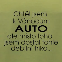Chtěl jsem k Vánocům auto