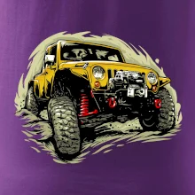 Žlutý offroad s navijákem