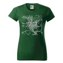 Mapy měst černobílé - Vaše město