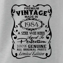 Vintage Etiketa - 1984