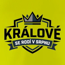 Erb a koruna - králové se rodí v srpnu