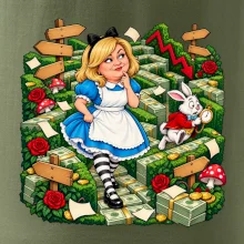 Alenka v říši dluhů finanční bludiště