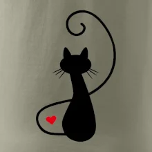 Zamilovaná kočka zpředu