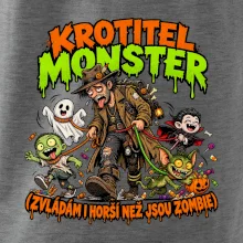 Unavený krotitel monster venčí malé příšerky