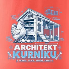 Architekt kurníku technický výkres
