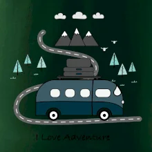 Cesta přírodou I love Adventure