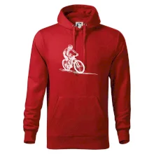MTB kreslený cyklista