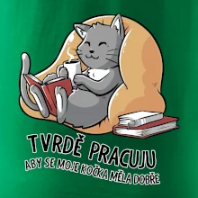 Tvrdě pracuju, aby se kočka měla dobře