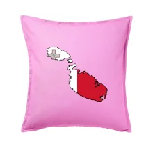 Mapa Malta s vlajkou