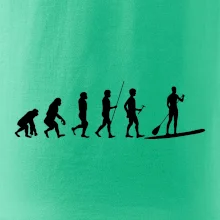Evoluce paddleboard muž