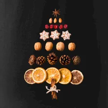 Vánoční stromeček ze sušených plodů