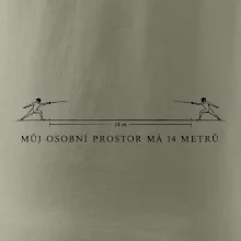 Můj osobní prostor má 14 metrů