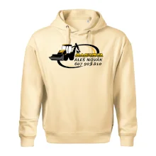 Bagrista v kruhu - vlastní nápis