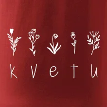 Kvetu - Nápis s květinami