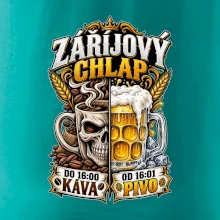 Záříjový chlap -  do 16 káva  od 16 pivo
