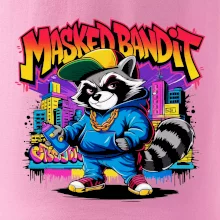 Mýval - masked bandit grafitti