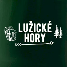 Lužické hory nápis