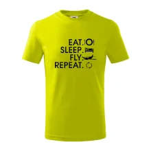 Eat sleep fly repeat