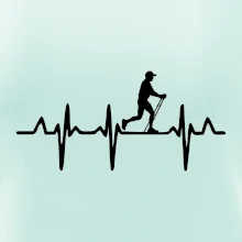 EKG nordic walking muž