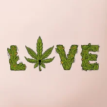Konopí nápis love