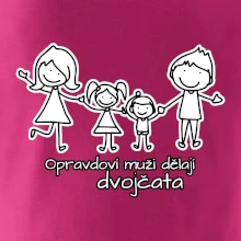 Opravdoví muži dělají dvojčata - holka kluk