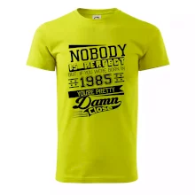 Nobody is perfect - 1985