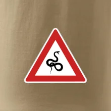 Dopravní značka - Pozor had Dopravní značka - Pozor had
