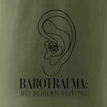 Barotrauma můj nejhorší nepřítel ucho s uzlem v lince