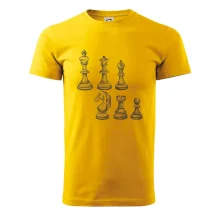 Šachové figurky kreslené