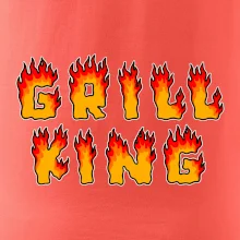 Grill King ohnivý nápis
