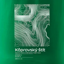 Kôprovský štít - vrstevnice v obdélníku