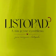Listopad a tím je vše vysvětleno minimalistický štír