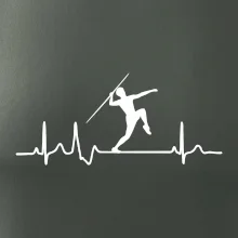 EKG hod oštěpem muž