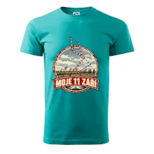 Liblice B bortící se věže moje 11 září retro odznak