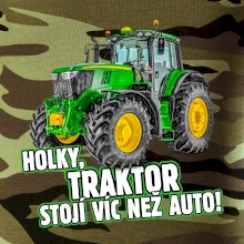 Holky, traktor stojí víc než auto