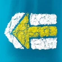 Párová turistická značka žlutá