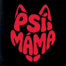 Psí máma nápis v hlavě