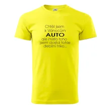 Chtěl jsem k Vánocům auto