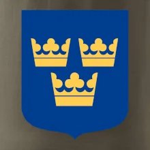 Švédský znak tři korunky na prso