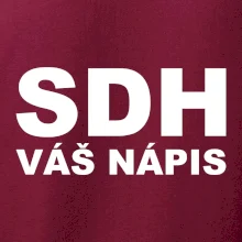 SDH nápis - vlastní nápis