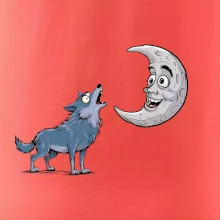 Parové triko - Vlk a měsíc