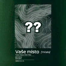 Vaše místo - vrstevnice v obdélníku