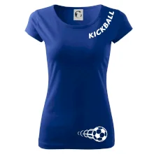 Kickball nápis šikmo