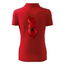 Mapa Albánie reliéf hor